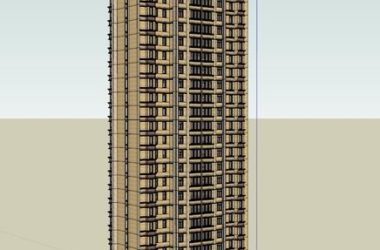 SketchUp Residential Model | Super Tall Classical-Style Home-BIM WORLD