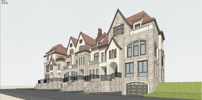 Classical Multi-Story Residential SketchUp Model