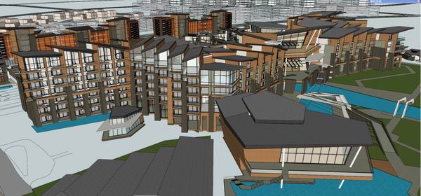 SketchUp Residential Model | Modern 12-Story High-Rise Design