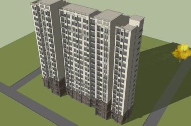 SketchUp Residential Models: High-Rise Buildings in Classical Style-BIM WORLD