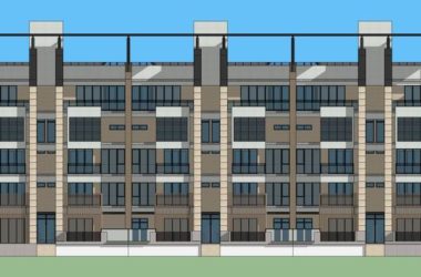 Modern 6-Story Residential Model in SketchUp-BIM WORLD
