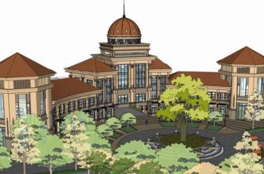 Classical Landscape Design for Residential Entrances and Clubhouses | SketchUp Model-BIM WORLD