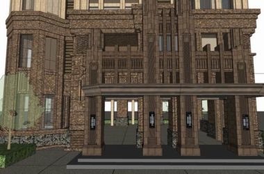 SketchUp Residential Model | 10-Story Classical High-Rise Rural Home, Owner-Occupied-BIM WORLD