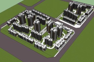Modern High-Rise Residential Building Model in SketchUp | 7, 11, and 18 Floors-BIM WORLD