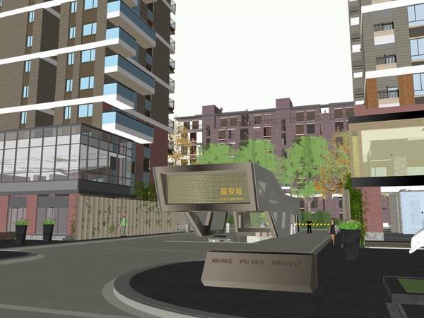 Modern High-Rise Residential Building Model in SketchUp | Floors 10-34