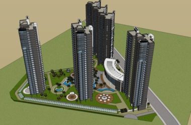 SketchUp Model of a 31-Story Modern High-Rise Residential Building with Ground-Level Commercial Space-BIM WORLD