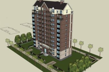 SketchUp Model of an 11-Story Classical High-Rise Residential Building-BIM WORLD