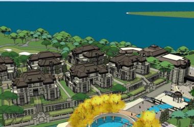 SketchUp Residential Model: 28-Story Classical High-Rise with Villas, Commercial Ground Floor, and Park-BIM WORLD