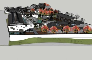 SketchUp Residential Model: Multi-Story Chinese-Style Housing Complex-BIM WORLD