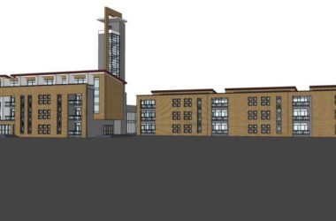 Modern Multi-Story Military Academy Campus Buildings | SketchUp School Model-BIM WORLD