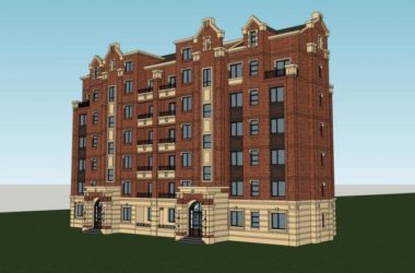 SketchUp Residential Models: High-Rise Buildings in Classical Style-BIM WORLD