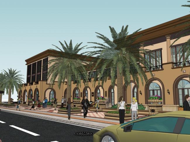SketchUp Model of an 11-Story Classical High-Rise Residential Building