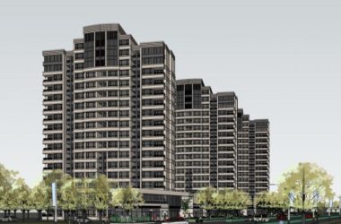 Modern High-Rise Residential Buildings with Ground-Level Shops | SketchUp Model-BIM WORLD