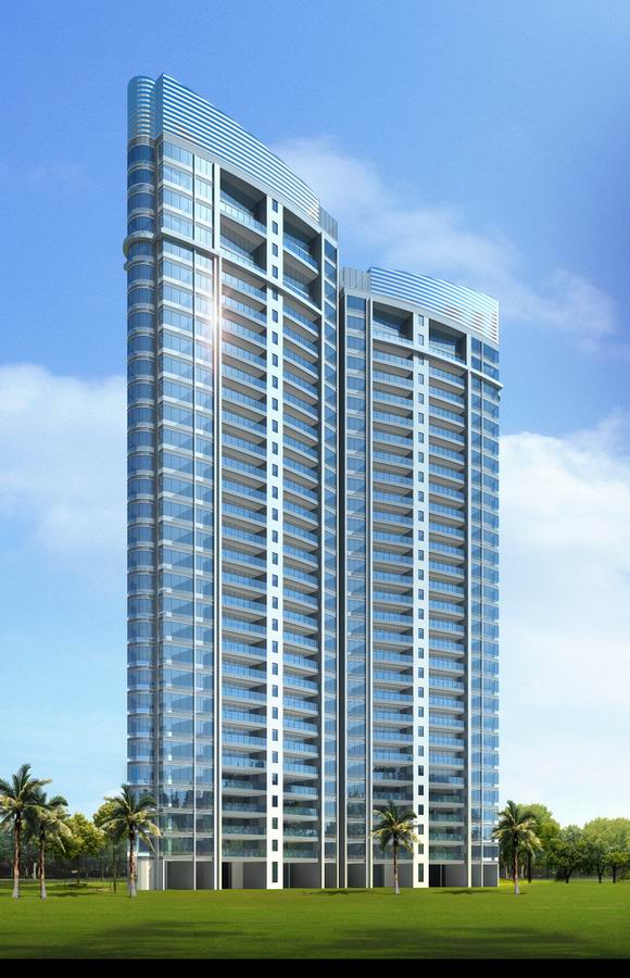 Modern 18-Story High-Rise Residential Building SketchUp Model