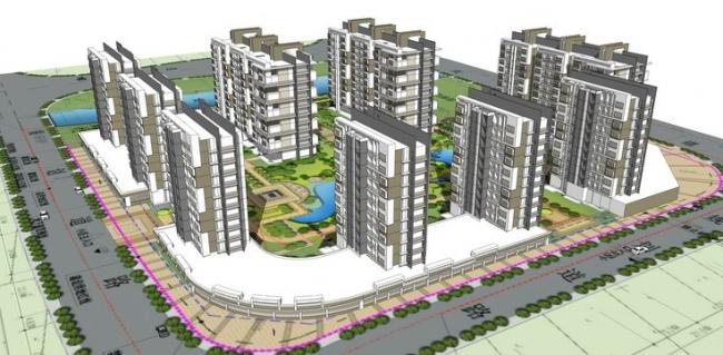 Modern High-Rise Residential and Mixed-Use Building SketchUp Model