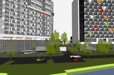 Modern High-Rise Residential Apartment Building in SketchUp-BIM WORLD