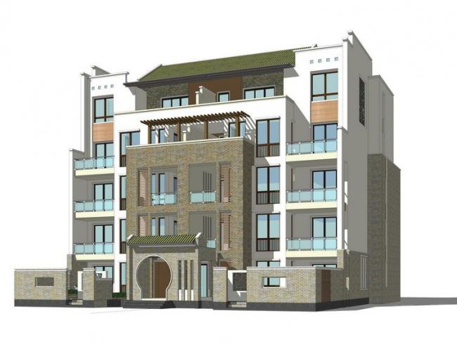 SketchUp Residential Designs: Multi-Story Homes, Rural Houses, and Modern Chinese Style Buildings