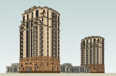 SketchUp Residential Models | Classical Style High-Rise Buildings-BIM WORLD