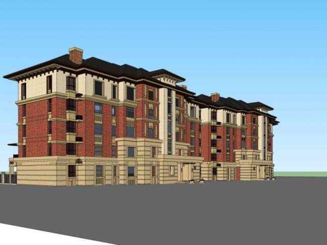 Classical Multi-Story Residential SketchUp Model