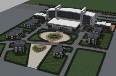 Modern Multi-Story Hotel Residential Model in SketchUp-BIM WORLD