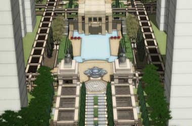 Classical 18-Story High-Rise Residential Building Model in SketchUp-BIM WORLD