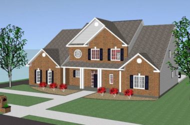 SketchUp Residential Design: Multi-Story Classical Garden Home-BIM WORLD