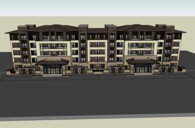 Classical Style Row House Residential Model in SketchUp-BIM WORLD