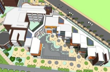 Modern Multi-Story Elementary School Model with Curved Roof – SketchUp Design-BIM WORLD