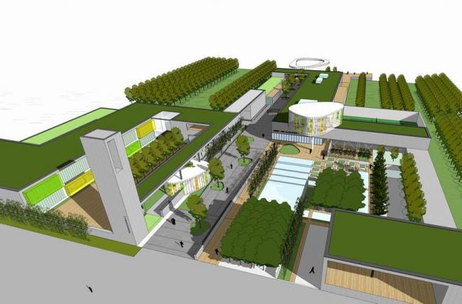 Modern Multi-Story Kindergarten Design | Educational Architecture by SketchUp School