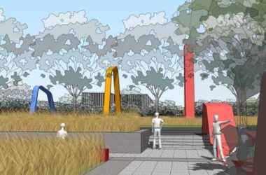 Modern Park Landscape Design in SketchUp-BIM WORLD