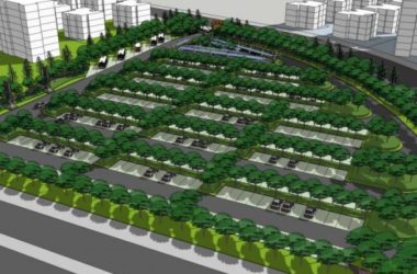 Modern Parking Lot Landscape Design | SketchUp Model Showcase-BIM WORLD