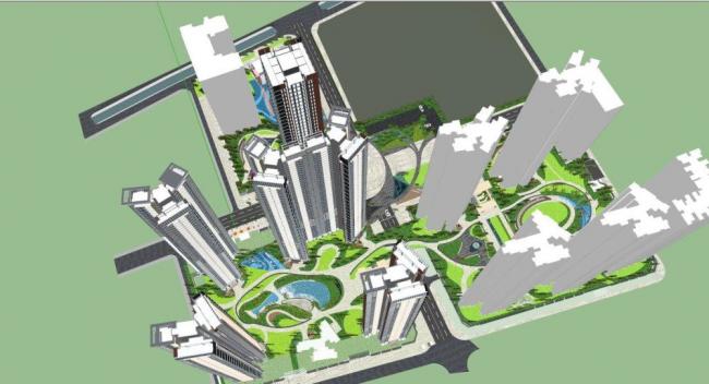 SketchUp Residential Models: High-Rise Buildings, Neighborhoods, and Modern Landscapes