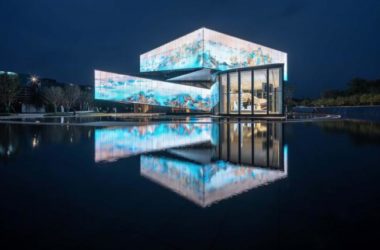 BIM Architecture: A Warm and Transparent Walk Through the Blossoms at Shenzhen Shimao Hong Kong International Center Exhibition Hall by Water Stone Design-BIM WORLD