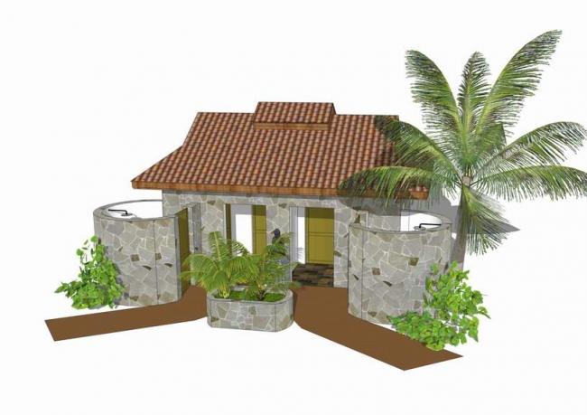 SketchUp Model of Public and Park Restrooms