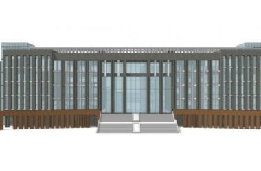 Modern Government Office Building Model in SketchUp-BIM WORLD