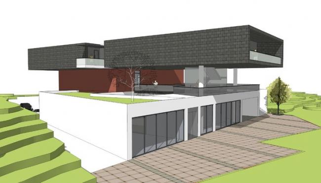SketchUp Business Models: Mountain Clubhouse, Villa, Commercial Building, and Modern Designs