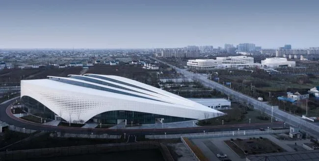 BIM Architecture | The sky is high and the sea is wide, like white waves churning on the sea: Rudong Sports Center/Tongji New Year's Eve Architectural Design and Research Institute