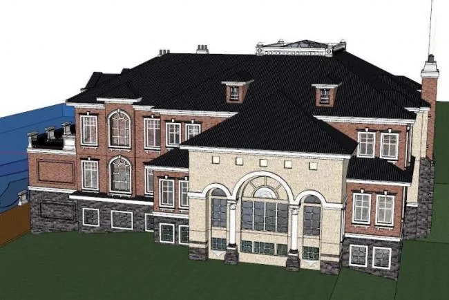 Sketchup Villa Model | Stacked Villa, European Classical Style