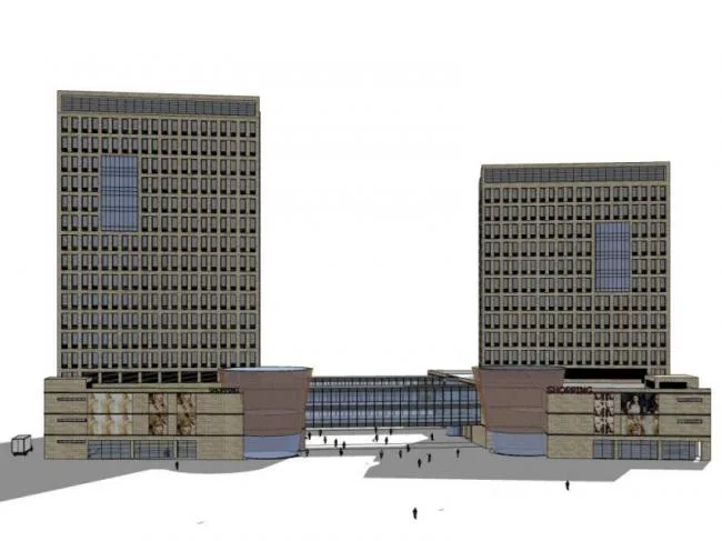 Sketchup Office Model | High rise Office Building, Modern Style