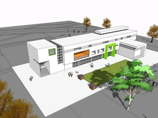 Sketchup School Model | Multi story Kindergarten School, Campus Educational Architecture, Modern Style