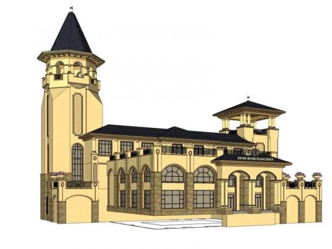 Sketchup Business Model | Multi story Club, European Style