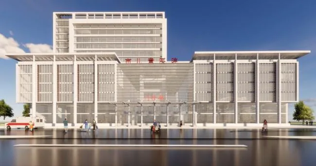 Sketchup Hospital Model | Multi story High rise Hybrid, Hospital, Medical Building, Modern Style