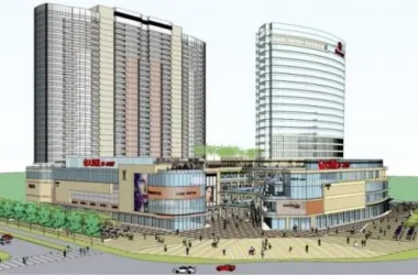 SketchUp Complex Model: Modern Super High-Rise Commercial, Hotel, and Residential Tower-BIM WORLD
