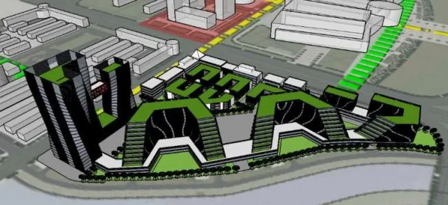 Sketchup Office Model | Multi story Office Building, Modern Style