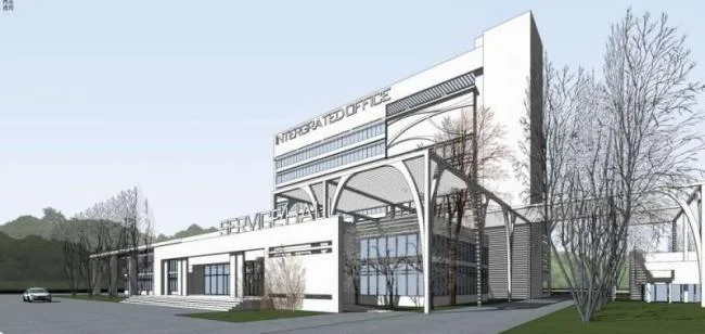 Sketchup Office Model | Multi story Office Building, Modern Style