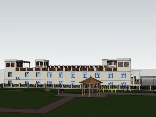 Sketchup Hotel Model | Multi story Hotel, Modern Style