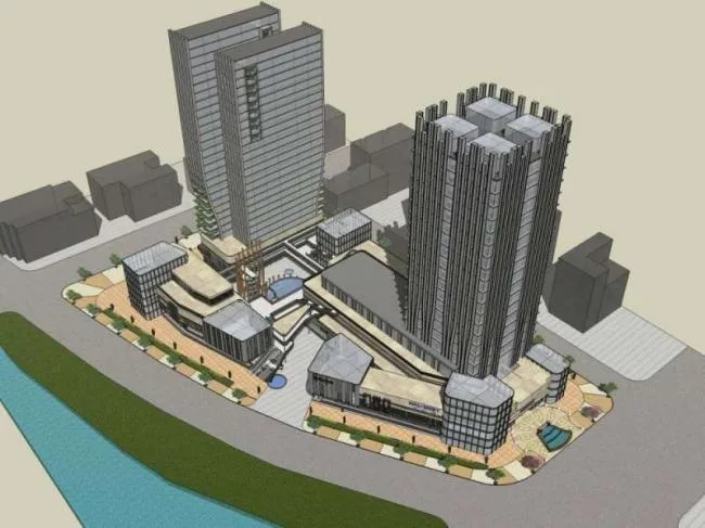 Sketchup Complex Model | Multi story High rise Complex, Office Building, Commercial, Modern Style