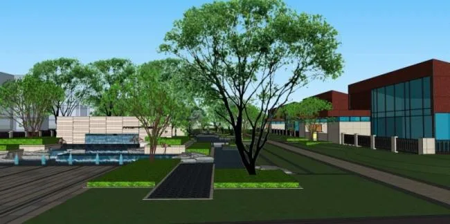 Sketchup Residential Model | Multi story Residential Area, Modern Style