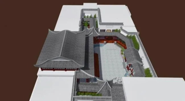 Sketchup Villa Model | Solo Villa, Chinese Style