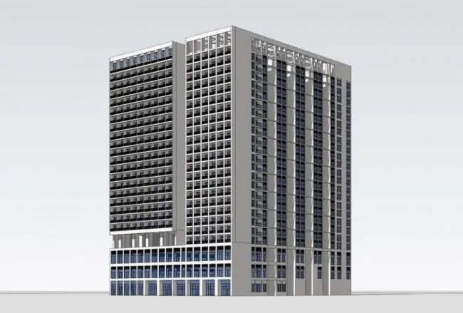 Sketchup Residential Model | High rise Apartment, Modern Style, Residential Building
